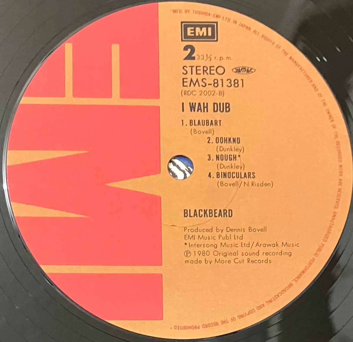 Blackbeard - I Wah Dub [LP][EMI] (USED) | FunTr