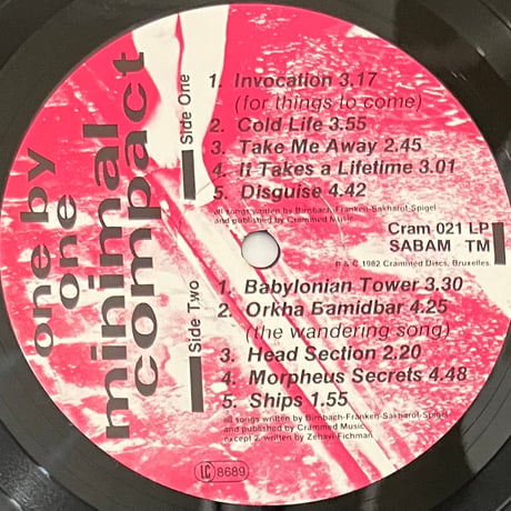 Minimal Compact - One By One [LP][Crammed Discs] (USED)