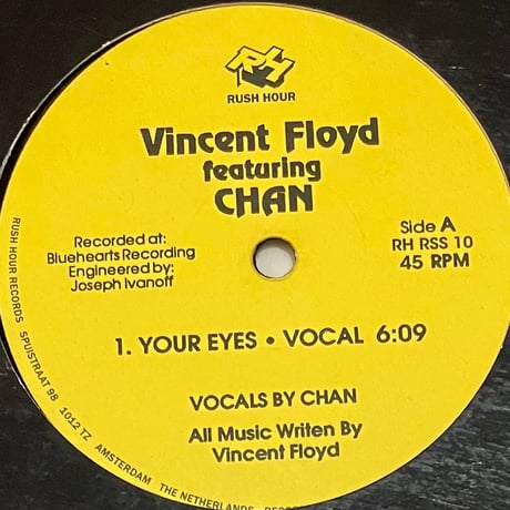 Vincent Floyd Featuring Chan - Your Eyes [12][Rush Hour] (USED)