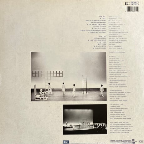 David Byrne - Music For The Knee Plays [LP][Zonophone] (USED)