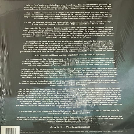 The Dead Mauriacs - Beaute Des Mirages [LP][Discrepant] (USED)