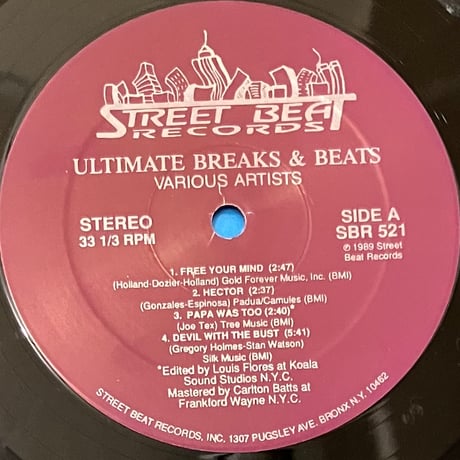 Various - Ultimate Breaks & Beats [LP][Street Beat Records] (USED)