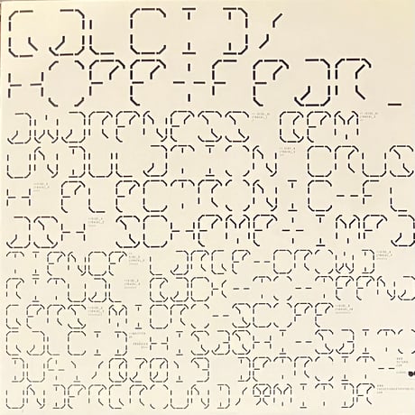 Galcid - Hope + Fear [LP][Detroit Underground] (USED)