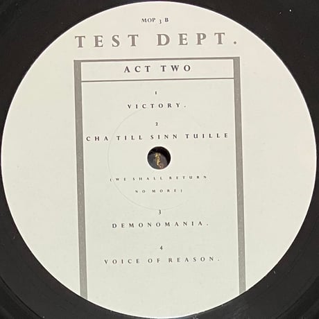 Test Dept. - A Good Night Out [LP][Ministry Of Power] (USED)