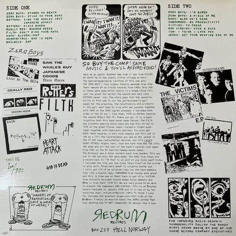 Various - Killed By Death #4 [LP][Redrum Records / Killed By Death] (USED)