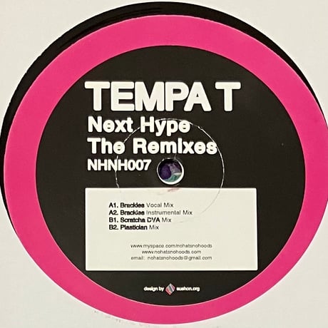 Tempa T - Next Hype (The Remixes) [12][No Hats No Hoods] (USED)