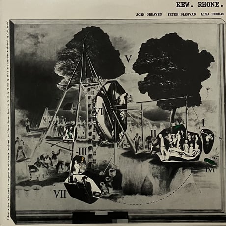 John Greaves / Peter Blegvad / Lisa Herman / Kew. Rhone. [LP][Europa Records] (USED)