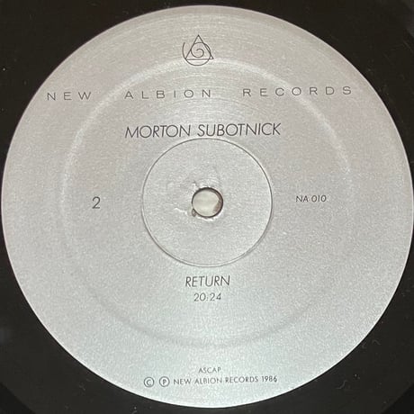 Morton Subotnick - Return [LP][New Albion] (USED)