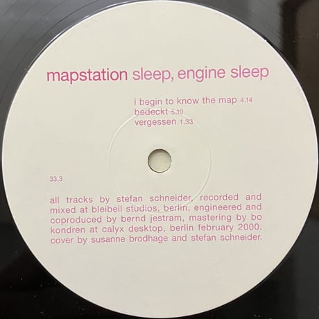 Mapstation - Sleep, Engine Sleep [LP][Staubgold] (USED)