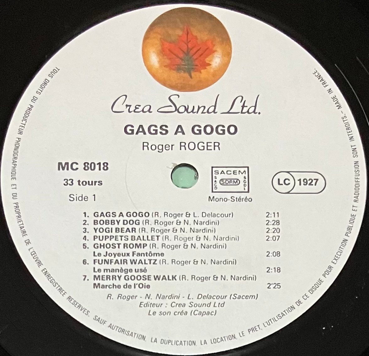 Roger Roger - Gags A Gogo [LP][Crea Sound Ltd.]
