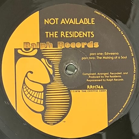 The Residents - Not Available [LP][Ralph Records] (USED)