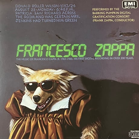 Francesco Zappa Performed By The Barking Pumpkin Digital Gratification Consort , 〜 [LP]
