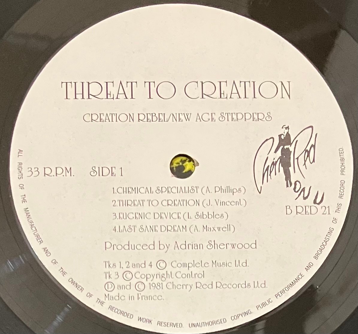 Creation Rebel / New Age Steppers - Threat To C