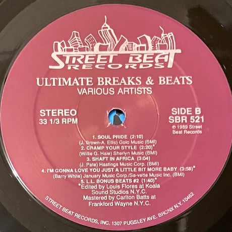 Various - Ultimate Breaks & Beats [LP][Street Beat Records] (USED)