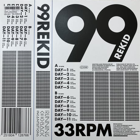REKID - 99 [LP][Running Back Incantations] (USED)