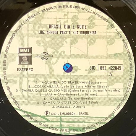 Luiz Arruda Paes E Sua Orquestra - Brasil Dia E Noite [LP] (USED)