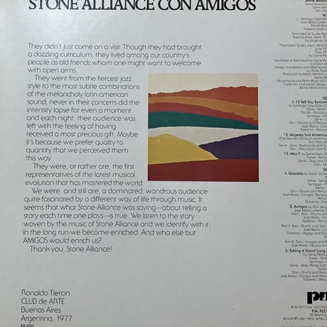 Stone Alliance - Con Amigos [LP][PM] (USED)