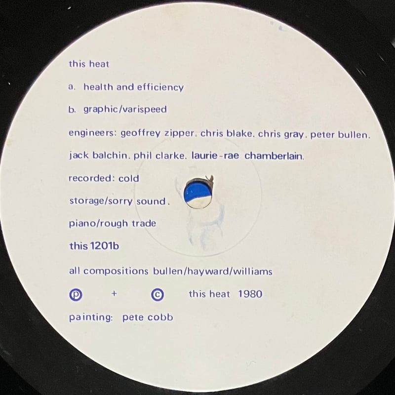 This Heat - Health And Efficiency [12][Piano] (