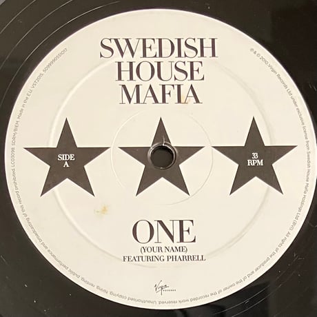 Swedish House Mafia Featuring Pharrell - One [12][Virgin] (USED)