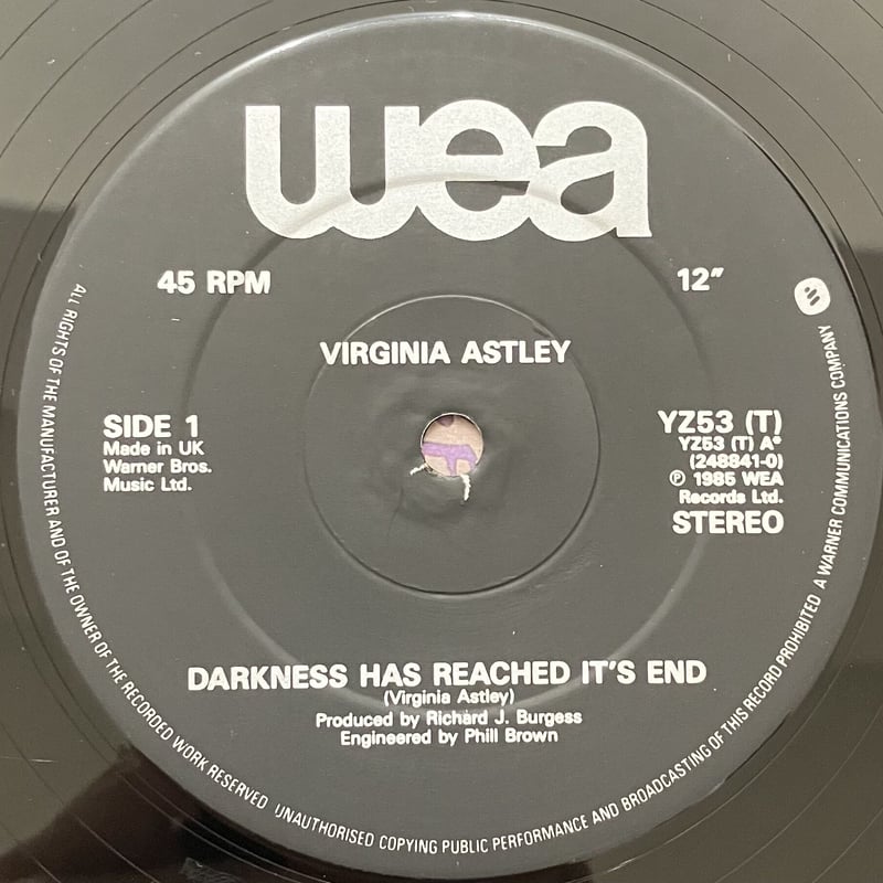 洋楽 VIRGINIA ASTLEY lp Virginia Astley | eBay