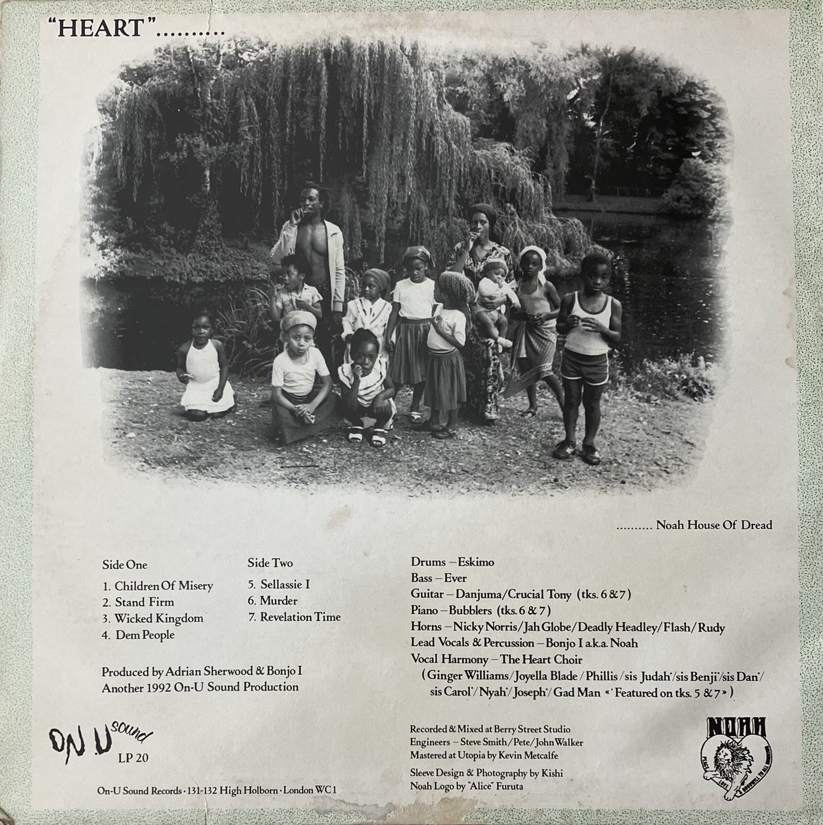 英LP Noah House Of Dread Heart ONULP20 	ON-U SOUND /00260 Noah House Of Dread - Heart [LP][On-U Sound] (U