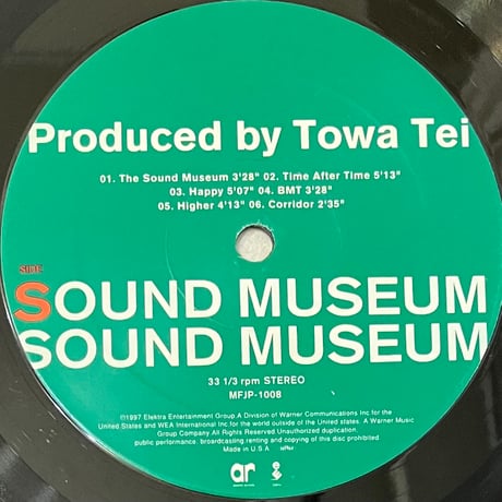 Towa Tei - Sound Museum [LP][EastWest Japan] (USED)