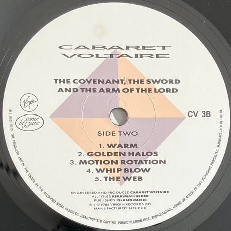 Cabaret Voltaire - The Covenant, The Sword And The Arm Of The Lord [LP][Virgin] (USED)