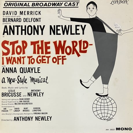 Anthony Newley With Anna Quayle - Stop The World - I Want To Get Off [LP][London Records] (USED)