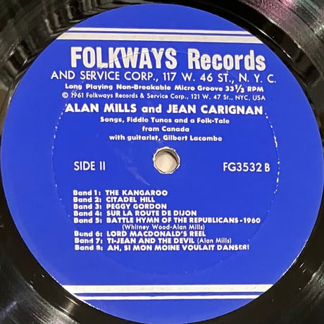 Alan Mills And Jean Carignan - Songs, Fiddle Tunes And A Folktale From Canada