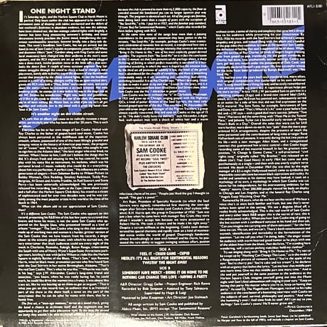 Sam Cooke - Live At The Harlem Square Club, 1963 [LP][RCA] (USED)
