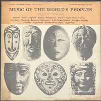 Various - Music Of The World's Peoples, Volume Three [2LP][Folkways Records] (USED)