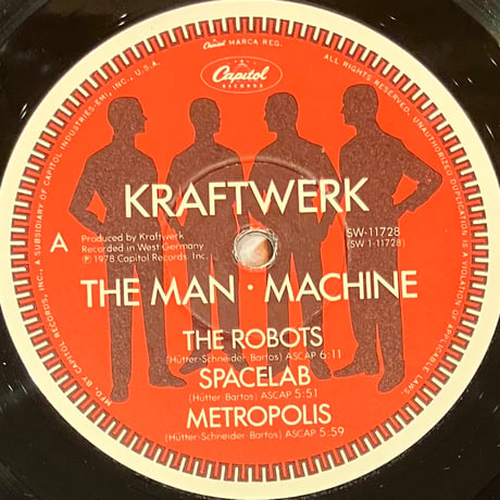 Kraftwerk - The Man Machine [LP][Capitol Records] (USED)