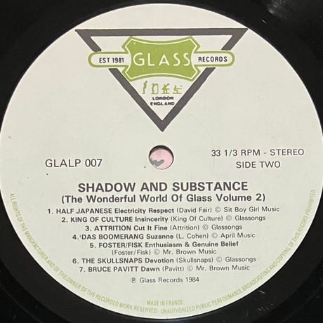 Various - Shadow And Substance (The Wonderful World Of Glass Volume 2) [LP] (USED)