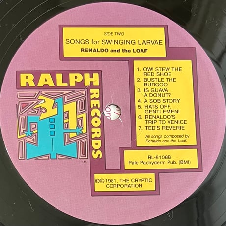 Renaldo & The Loaf - Songs For Swinging Larvae [LP][Ralph Records] (USED)
