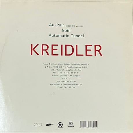 Kreidler - Au Pair [12][Kiff SM] (USED)
