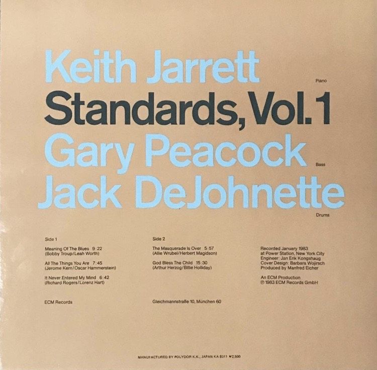 Keith Jarrett, Gary Peacock, Jack DeJohnette -