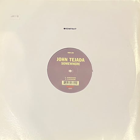 John Tejada - Somewhere [12][Kompakt] (USED)