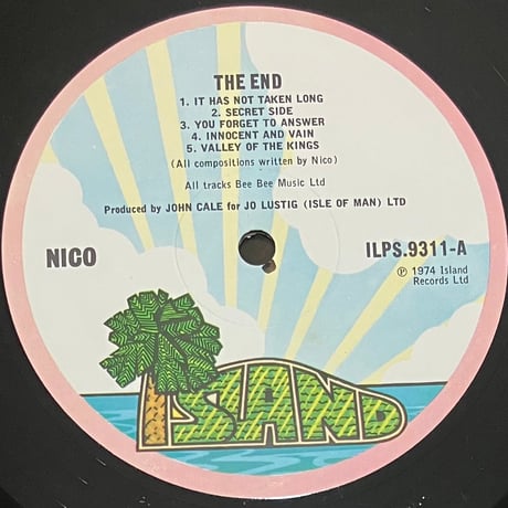 Nico - The End... [LP][Island Records] (USED)