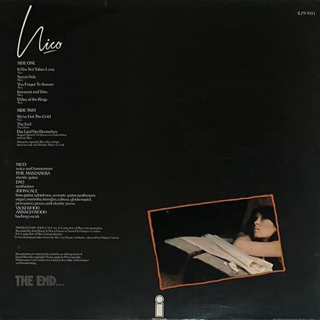 Nico - The End... [LP][Island Records] (USED)