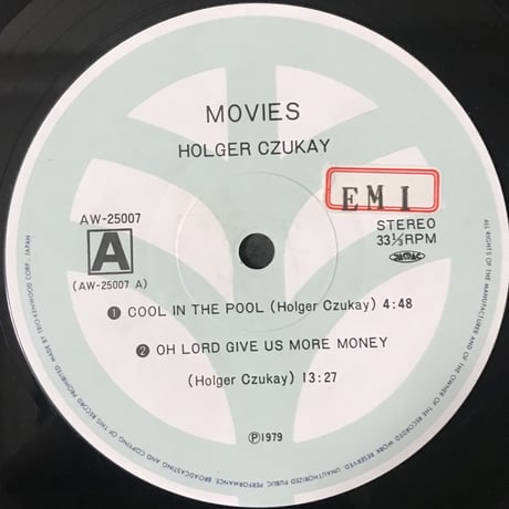 Holger Czukay - Movies [LP][Trio Records] (USED)