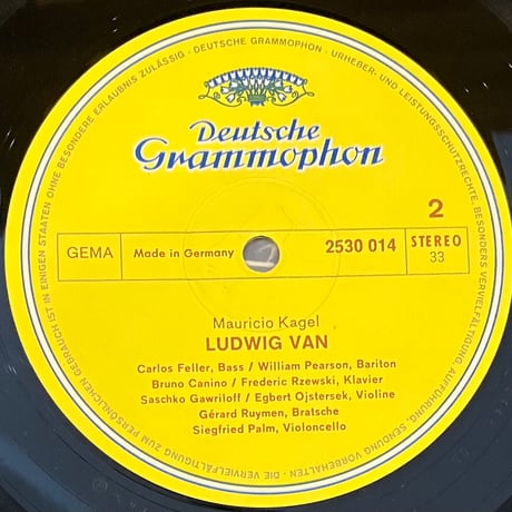 Mauricio Kagel - Ludwig Van [LP][Deutsche Grammophon] (USED)