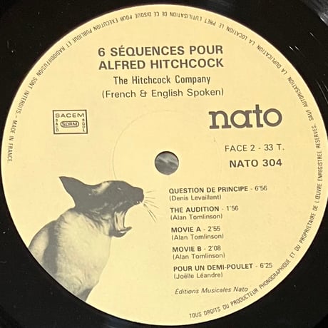 Various - Six Sequences Pour Alfred Hitchcock [LP][Nato] (USED)