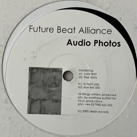 Future Beat Alliance - Audio Photos [12][Delsin] (USED)