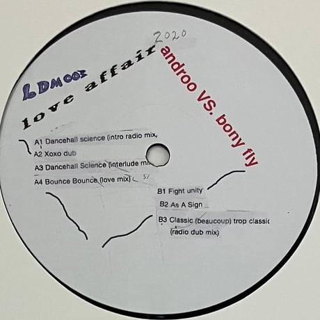 Androo VS. Bony Fly - Love Affair [12][Les Disques Magntiques] (USED)