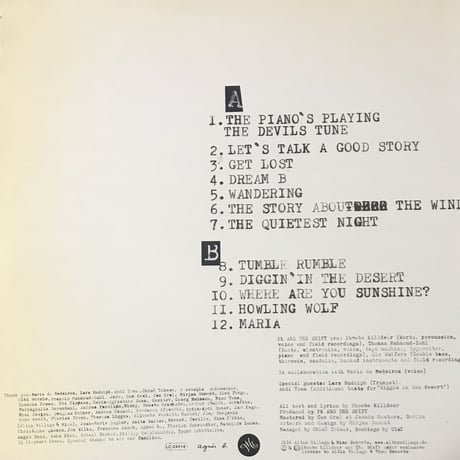Phoebe Killdeer & The Shift with Maria De Medeiros - The Piano's Playing The Devils Tune [LP] (USED)