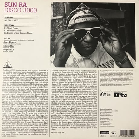 Sun Ra - Disco 3000 [LP][Kindred Spirits]