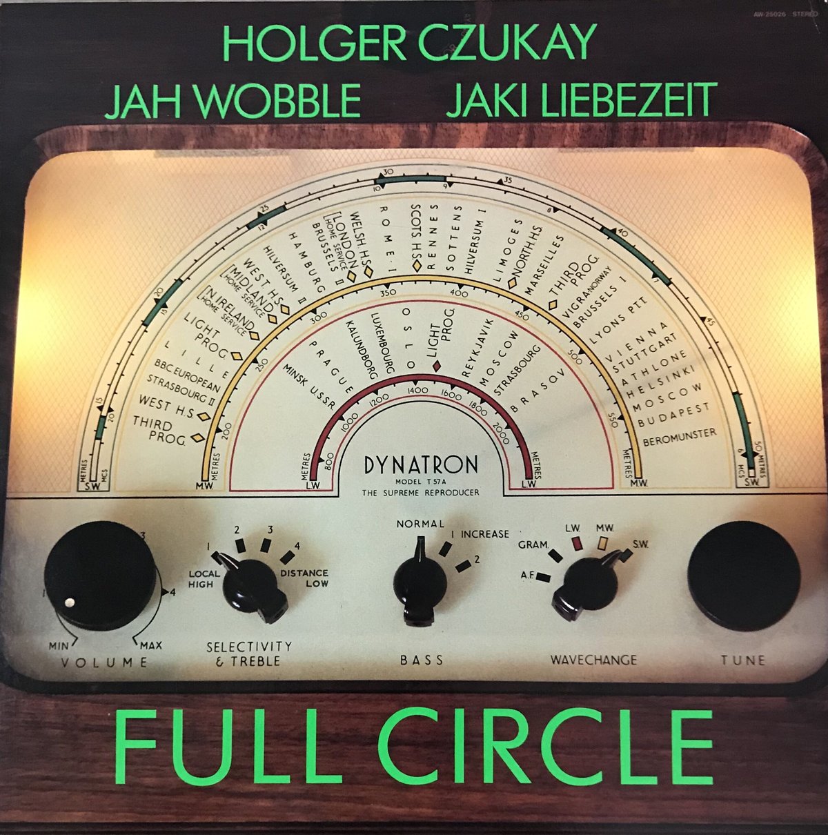 LP Holger Czukay Full Circle AW25026PROMO TRIO プロモ /00260 Holger Czukay, Jah Wobble, Jaki Liebezeit - Ful