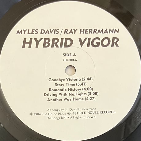 Myles Davis / Ray Herrmann - Hybrid Vigor [LP][Red House Records] (USED)