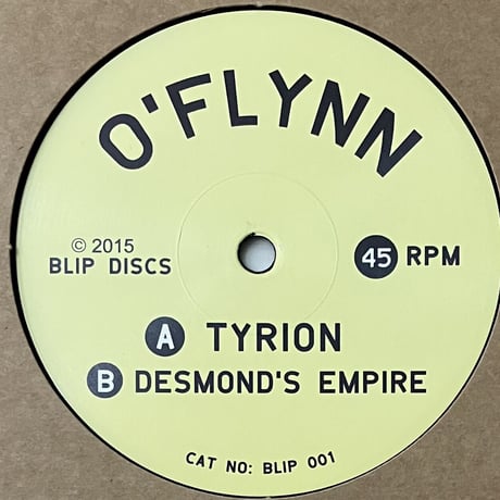 O'Flynn - Tyrion / Desmond's Empire [12][Blip Discs] (USED)