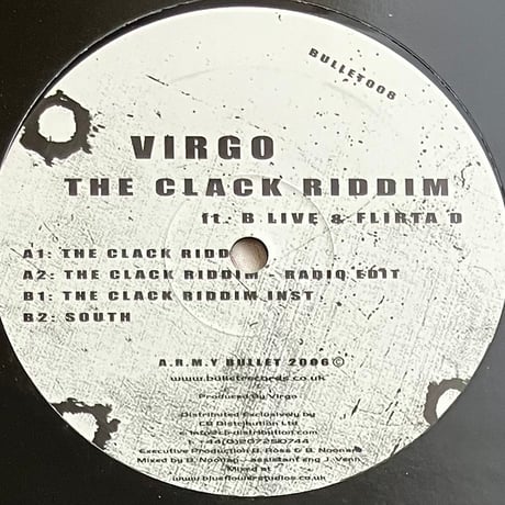 Virgo Ft. B Live & Flirta D - The Clack Riddim [12][A.R.M.Y Bullet] (USED)